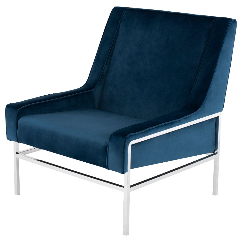 Nuevo HGTB580 THEODORE OCCASIONAL CHAIR in PEACOCK